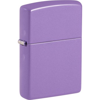 Зажигалка ZIPPO классическая с лавандовым матовым покрытием | Smoky Lavender Matte, латунь/сталь, лавандовая, матовая, 38x13x57 мм