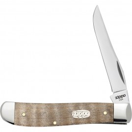 Нож перочинный ZIPPO NATURAL CURLY MAPLE WOOD MINI TRAPPER + ЗАЖИГАЛКА 50606_207