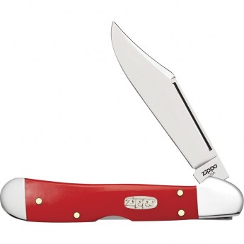 Нож перочинный ZIPPO RED SYNTHETIC SMOOTH MINI COPPERLOCK + ЗАЖИГАЛКА 50530_207