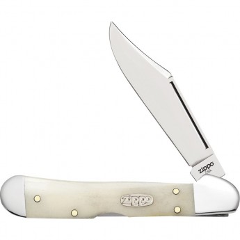 Нож перочинный ZIPPO SMOOTH NATURAL BONE MINI COPPERLOCK + ЗАЖИГАЛКА 50533_207