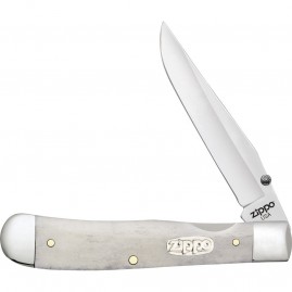 Нож перочинный ZIPPO SMOOTH NATURAL BONE TRAPPERLOCK + ЗАЖИГАЛКА 50596_207