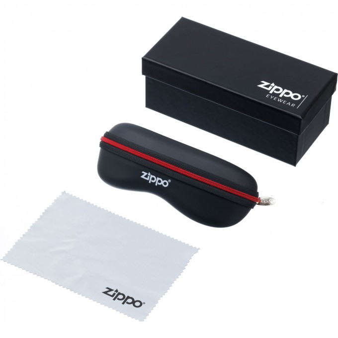 Подарочный набор для очков ZIPPO: картонная коробка, чехол и салфетка из микрофибры OP-PACK