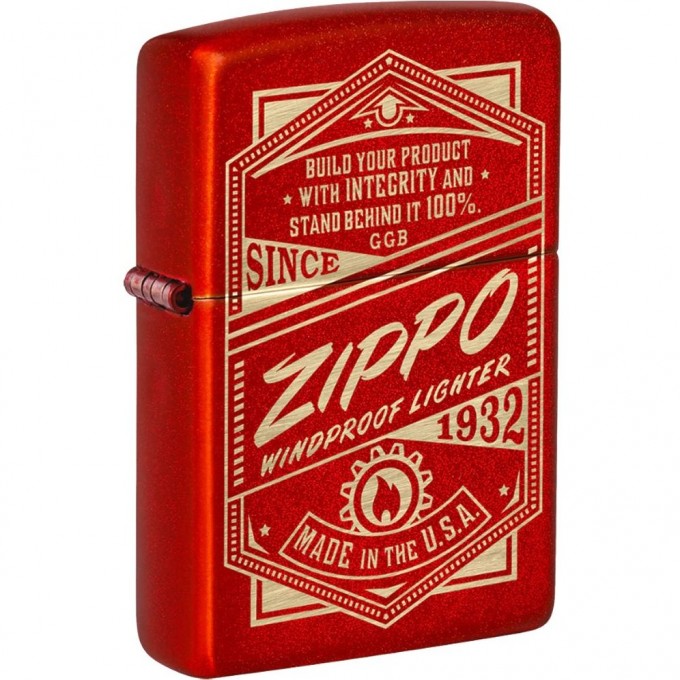 Зажигалка ZIPPO CLASSIC METALLIC RED 48620