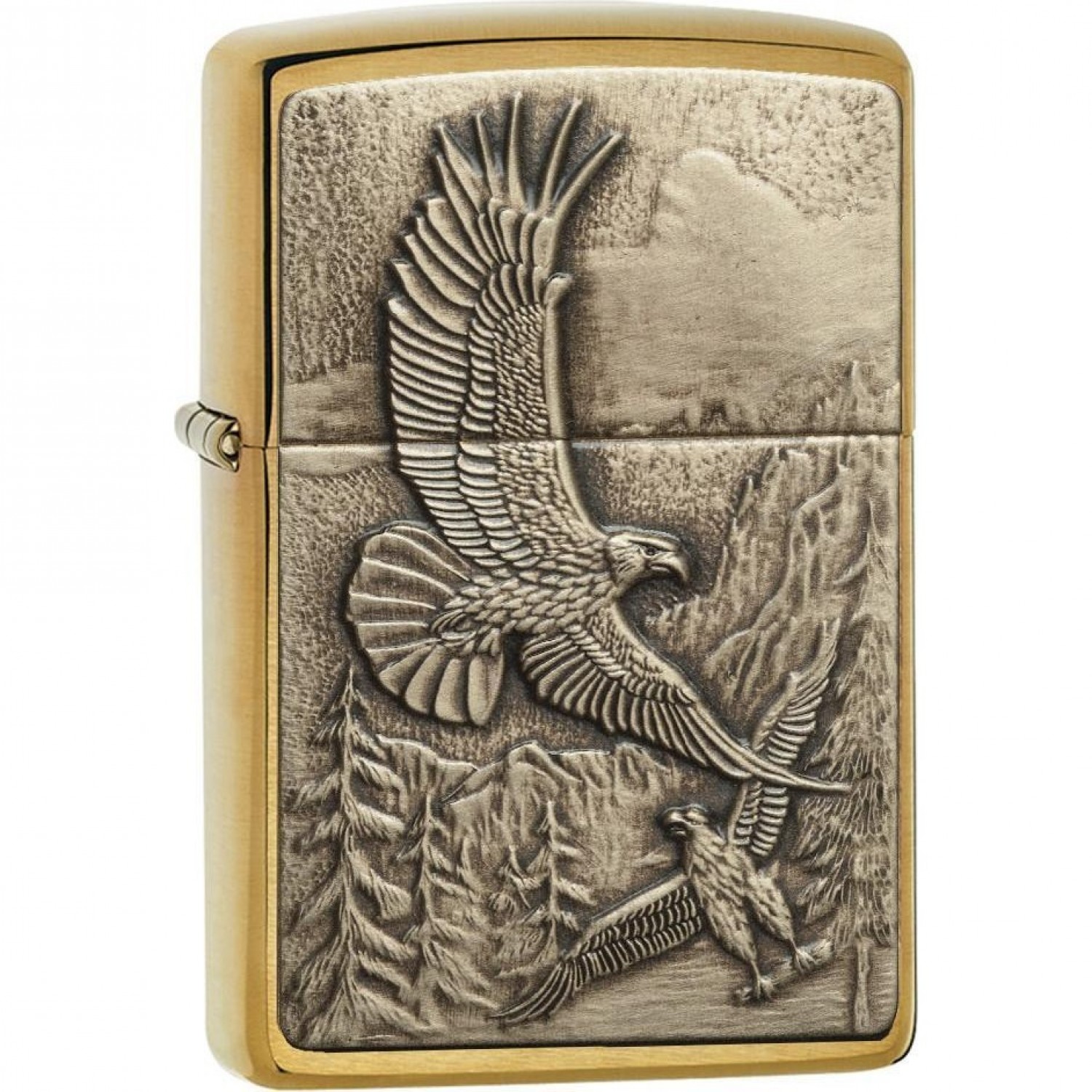 Зажигалка ZIPPO EAGLES 20854. Купить Зажигалка на Официальном Сайте ZIPPO в  России.