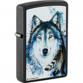 Зажигалка ZIPPO FEED THE GOOD WOLF 48936