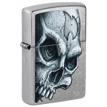 Зажигалка ZIPPO SKULL AND FLAME 46587