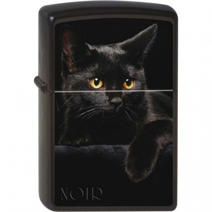 Зажигалка ZIPPO 218 CAT с чёрной кошкой