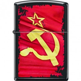Зажигалка ZIPPO 218 SOVIET FLAG SICKLE